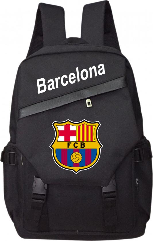 Balo thời trang TROY TR001-BA phối nắp in logo câu lạc bộ Barcelona