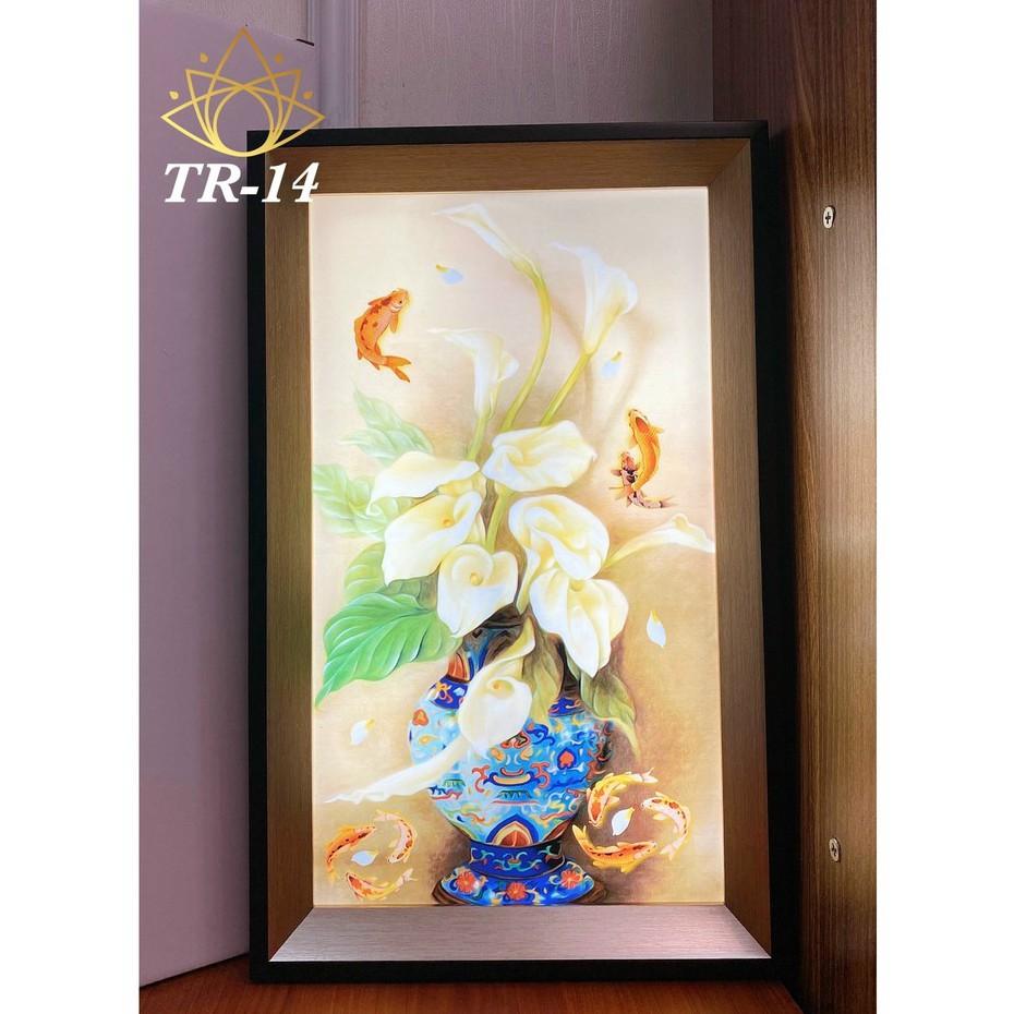Tranh đèn LED OMISA 3 chế độ màu ánh sáng cao cấp sang trọng đẹp mắt