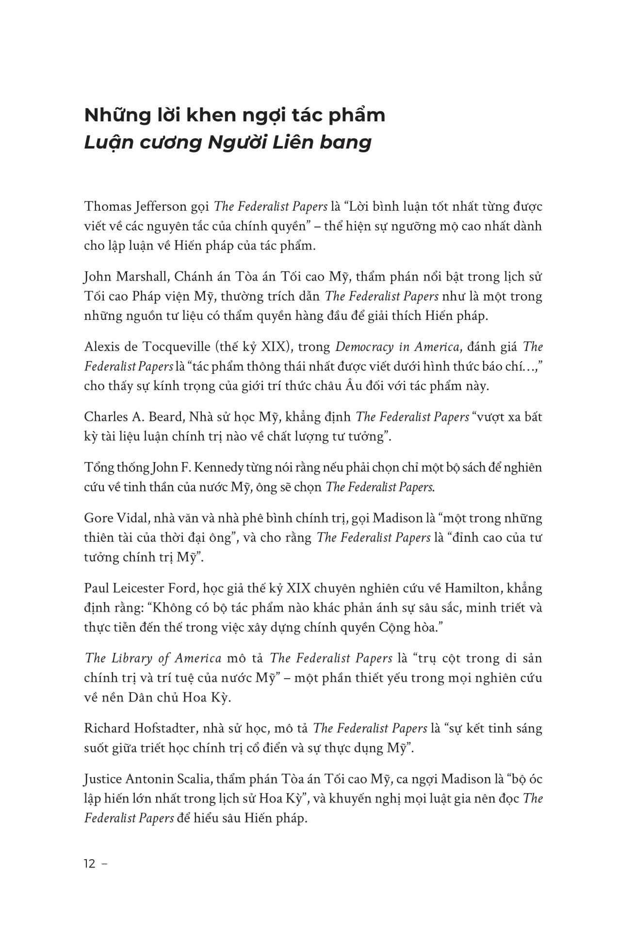 Sách - Luận Cương Người Liên Bang