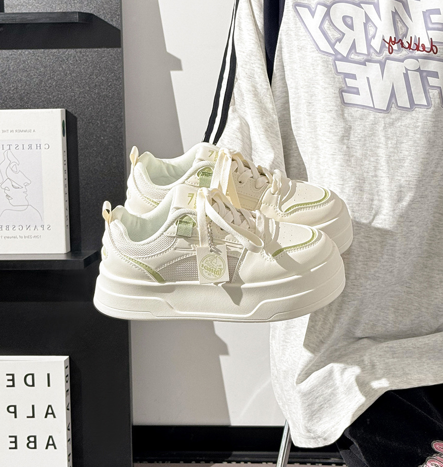 Giày thể thao nữ đế êm nhẹ, thoáng khí đế cao su đúc, chống trơn trượt hạn chế mòn – GNU2107