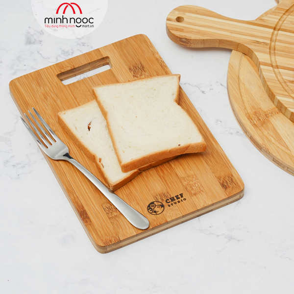Hớt tre Chef Studio hình chữ nhật 26x18x1.5cm, MSP-CB24S. Cắt, thái rau củ, dùng decor món ăn, bày trí
