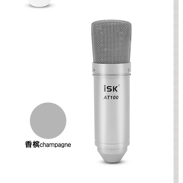 Bộ sản phẩm live stream thu âm  Sound V10 Bluetooth và micro ISK AT100 Hàng Nhập khẩu