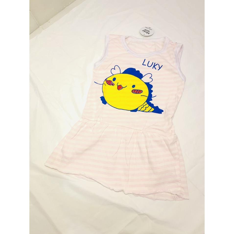 ĐẦM XÒE ĐUÔI CÁ PHIÊN BẢN HOẠT HÌNH SIÊU XINH CHO BÉ 7-17KG - NUNAM SHOP