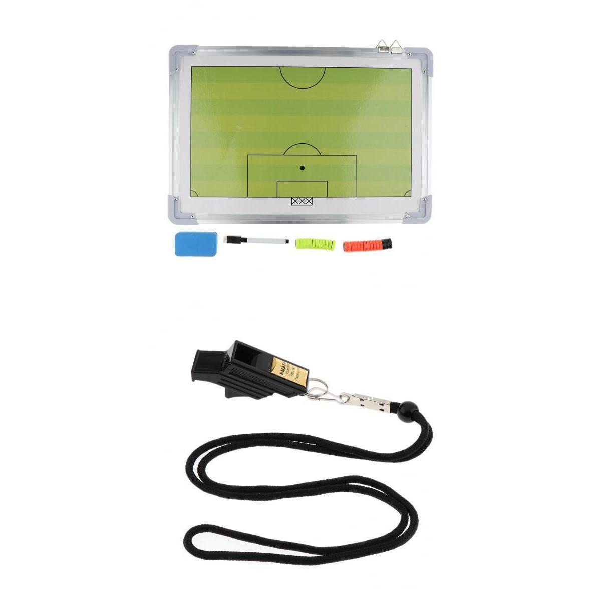 Soccer , Football  Teaching Clipboard with  and Marker  Lanyard Coaches