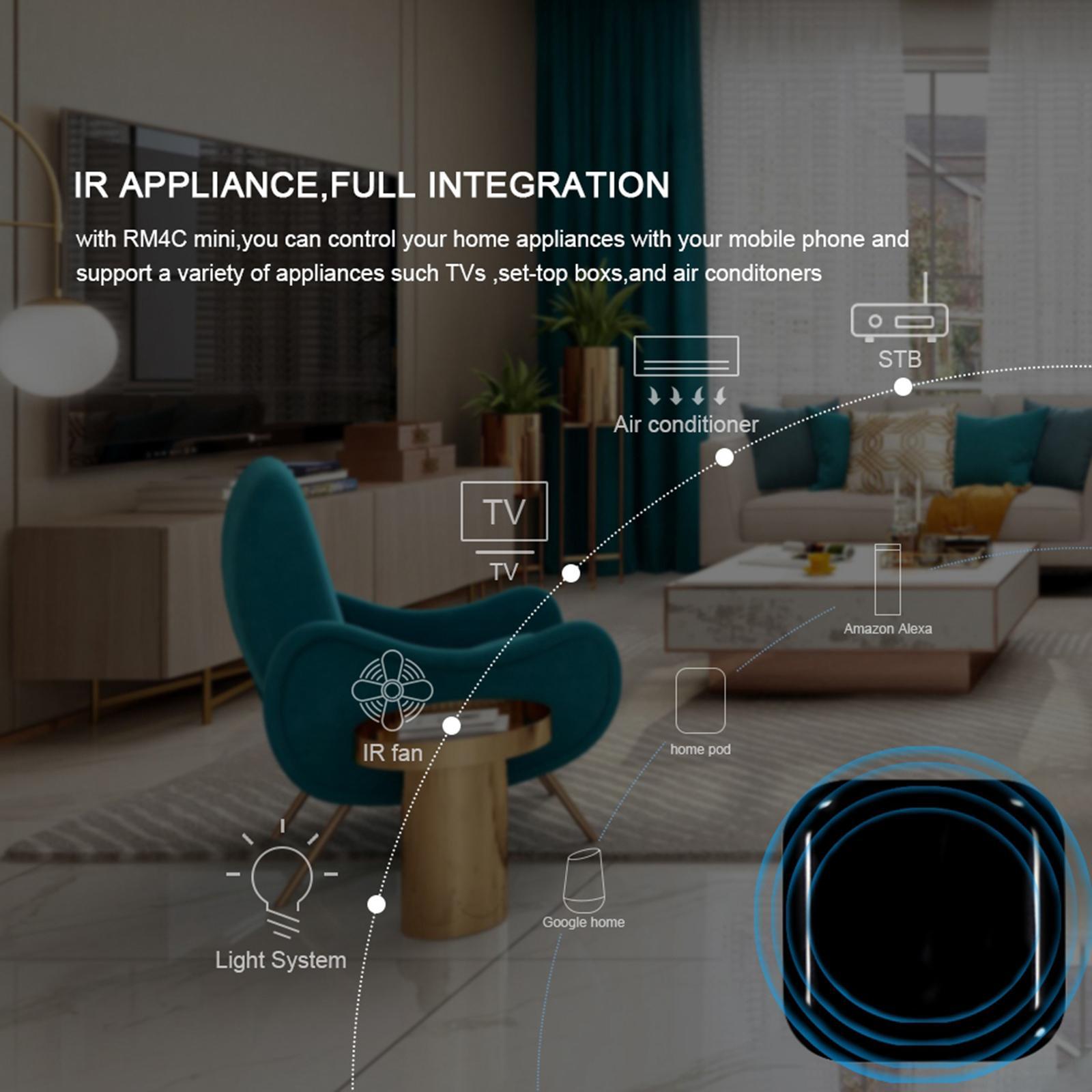 2pcs All in One WiFi IR Control Hub Compatible with Alexa No Hub Required