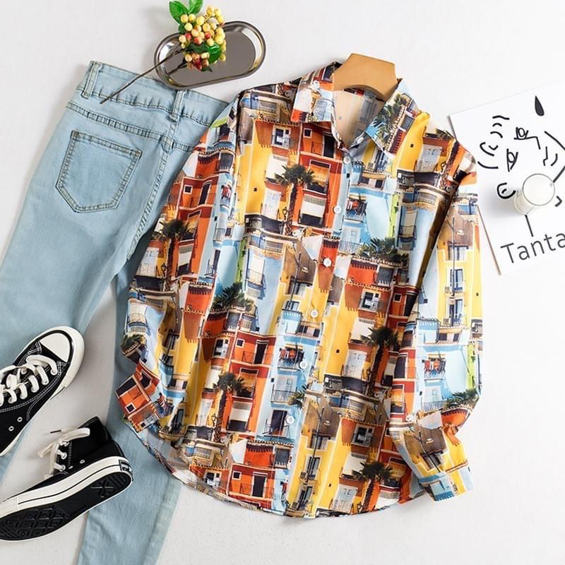 ÁO SƠ MI TAY DÀI FORM RỘNG