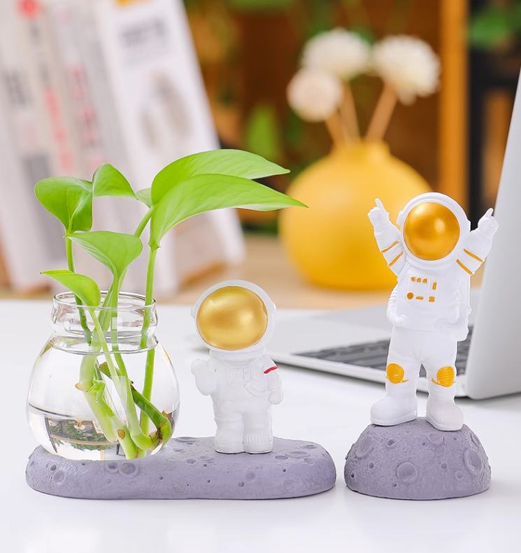 Trang trí thủy canh phi hành gia sáng tạo hàng có sẵn