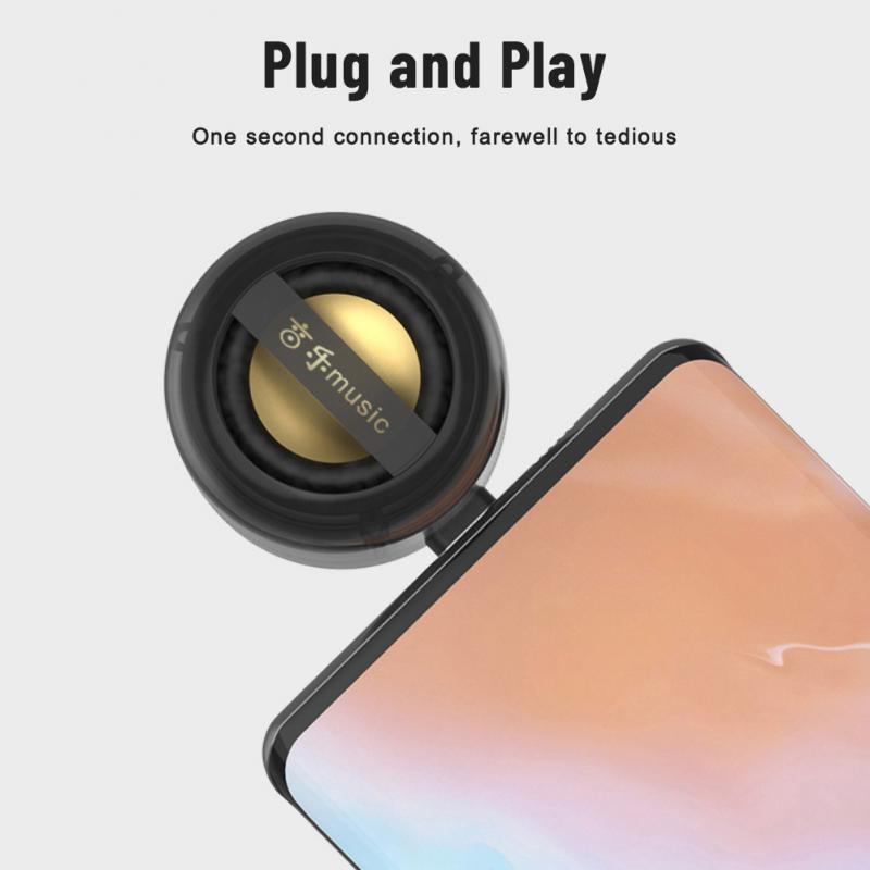1PC Trong Dòng Loa Nhỏ Type-c Điện Thoại Di Động Máy Nghe Nhạc Mini Đa Năng Âm Thanh Di Động Bán Buôn Loa Siêu Trầm Bên Ngoài Không Dây Màu sắc: A01