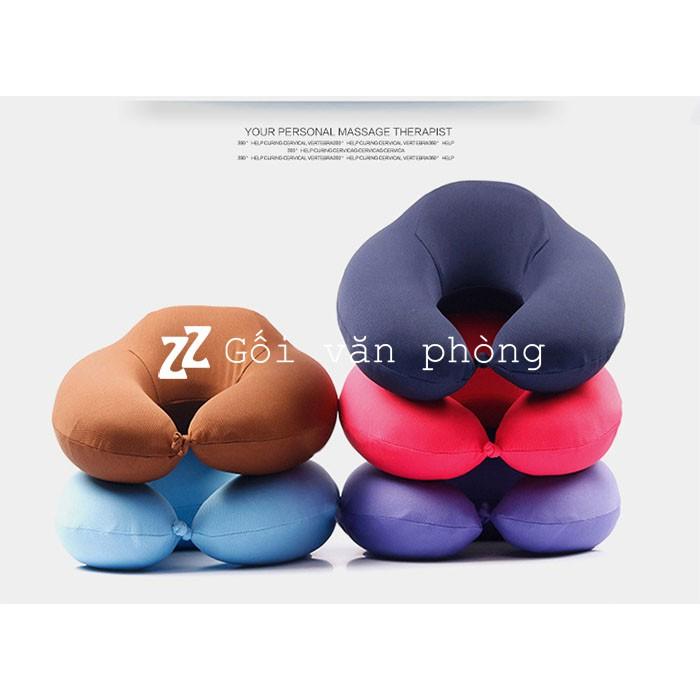 Gối chữ C kê cổ cao su non mặt gáy siêu dày ZURI PILLOW GLC-05