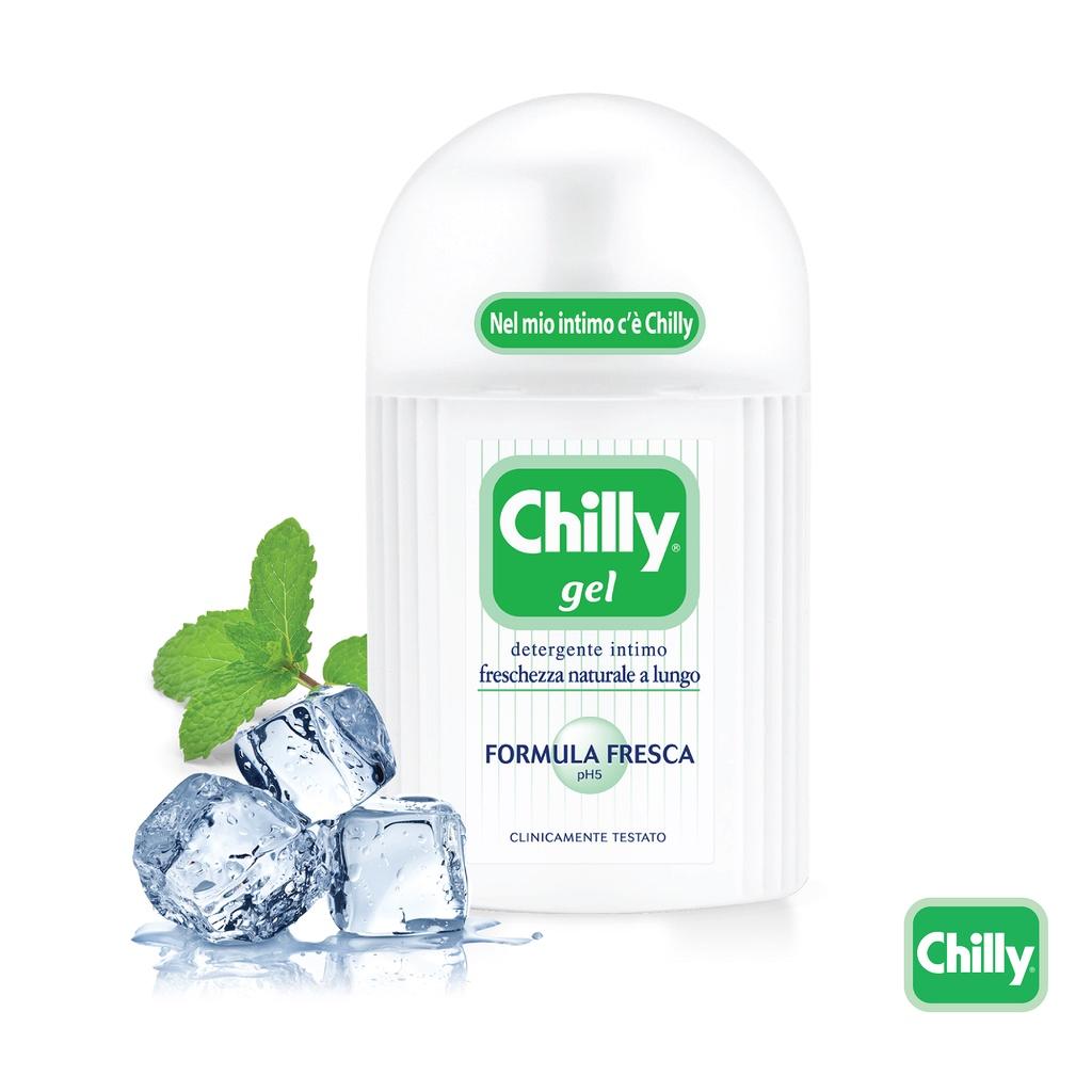 Combo 2 Dung dịch vệ sinh phụ nữ Chilly Gel - Se se lạnh, bùng tươi mát - số 1 tại Italy - (200ml/chai)