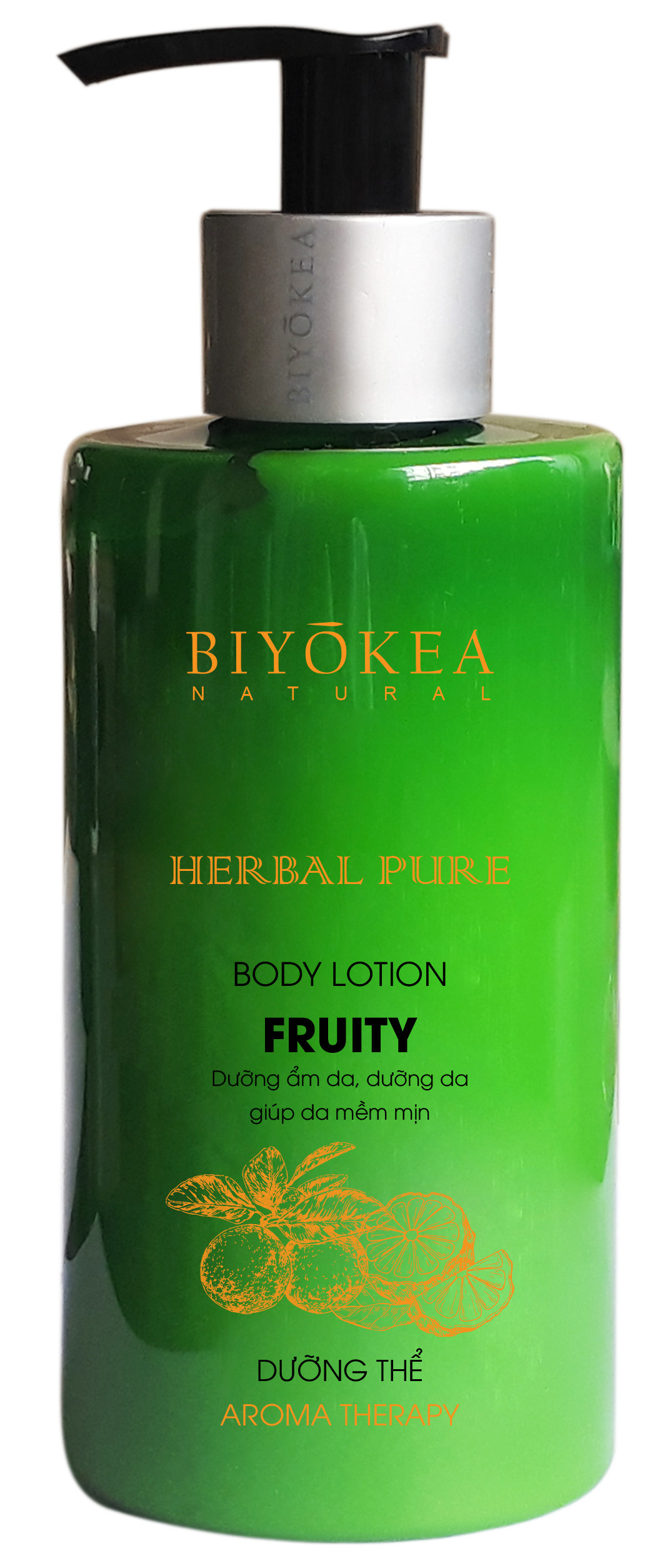 Biyokea Herbal Pure - Fruity Body Lotion - Dưỡng thể 320ml