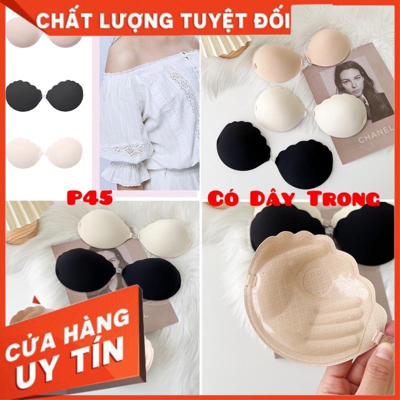 Áo Dán Nâng Ngực Tạo Khe Cài Trước Vỏ Sò Thông Hơi P45