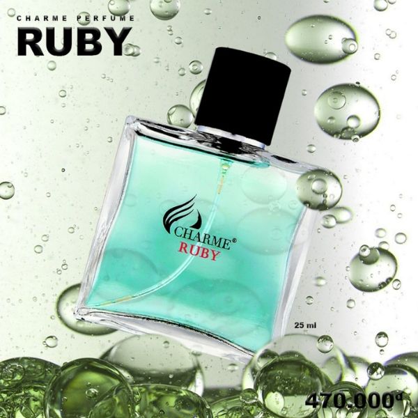 Nước hoa Nam Charme Ruby 50ml - Tặng Kèm Thú Nhún Mặt Cười Siêu Dễ Thương