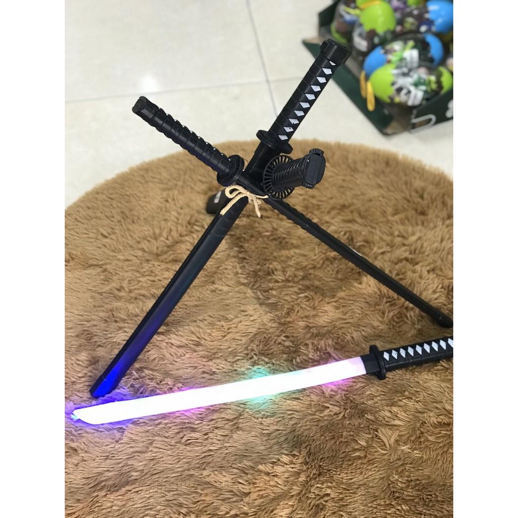 Kiếm phát sáng katana LANLAN KIDS đồ chơi kiếm ánh sáng nhựa có đèn và âm thanh