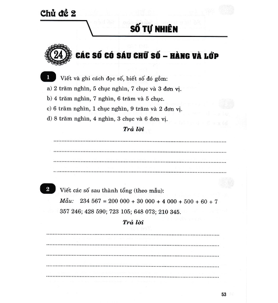 Sách - Vở Bài Tập Nâng Cao Toán 4 Tập 1