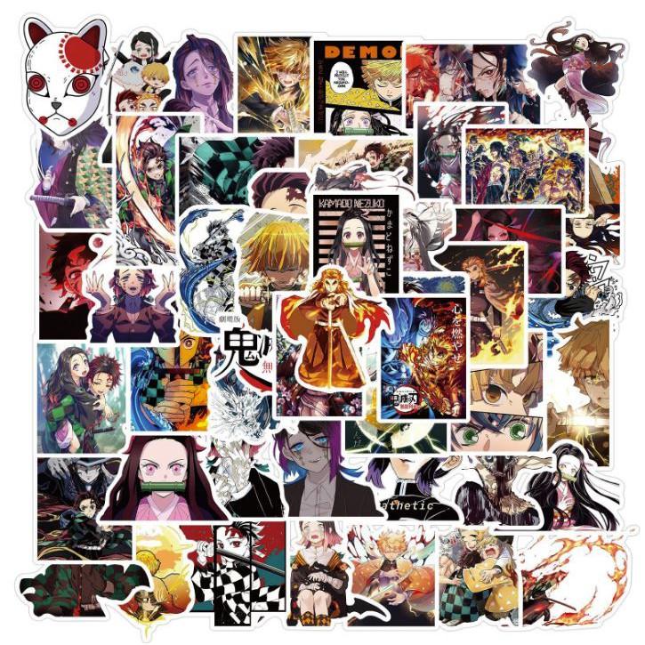 Sticker dán cao cấp Ghost Slayer Blade Unlimited Train Cực COOL ms#164