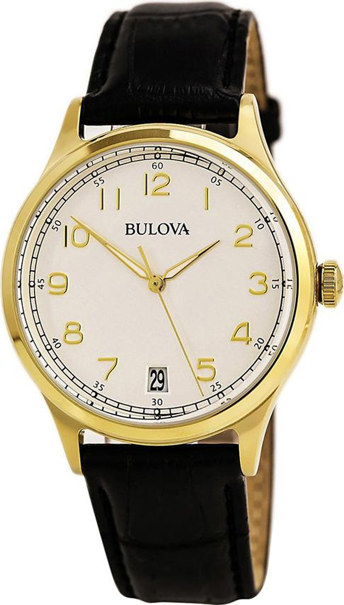 Đồng Hồ Nam Dây Da BULOVA 97B147 (40mm) - Đen