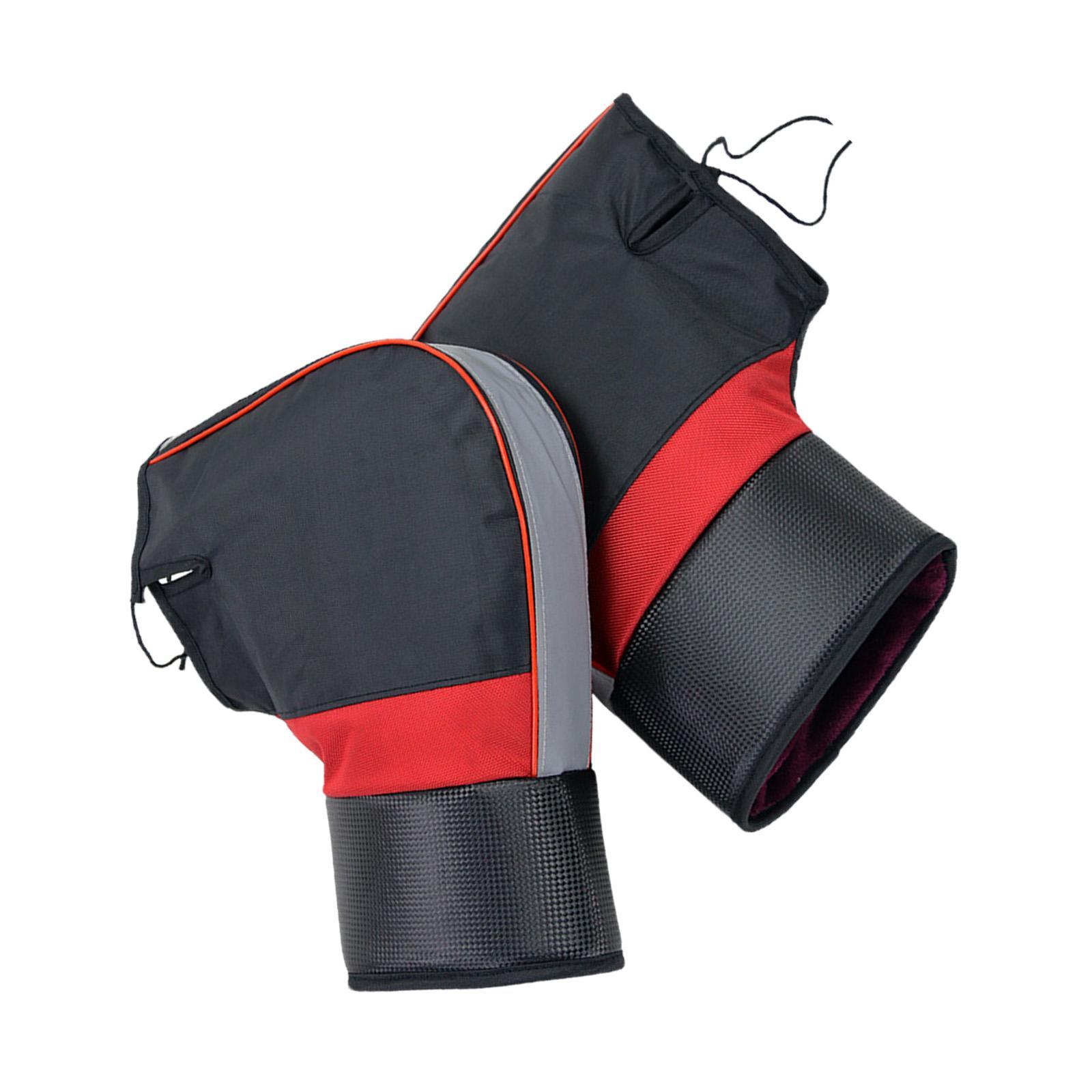 Motorcycle Handlebar Muffs, Keep Hands Warm Hands Protector Mittens Covers for Snowmobile