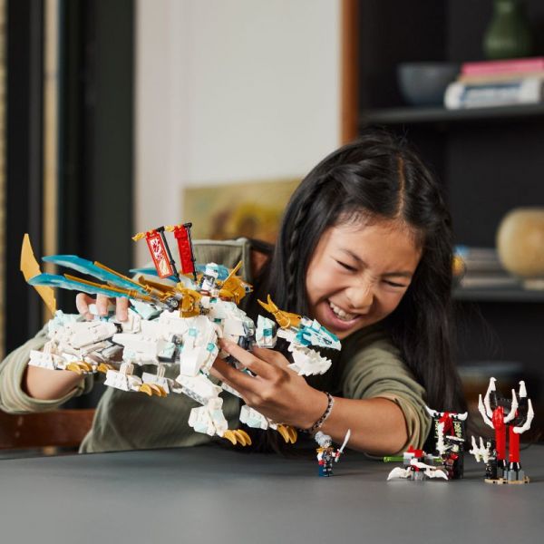 BỘ LẮP RÁP LEGO NINJAGO 71786 RỒNG BĂNG TỐI THƯỢNG CỦA ZANE