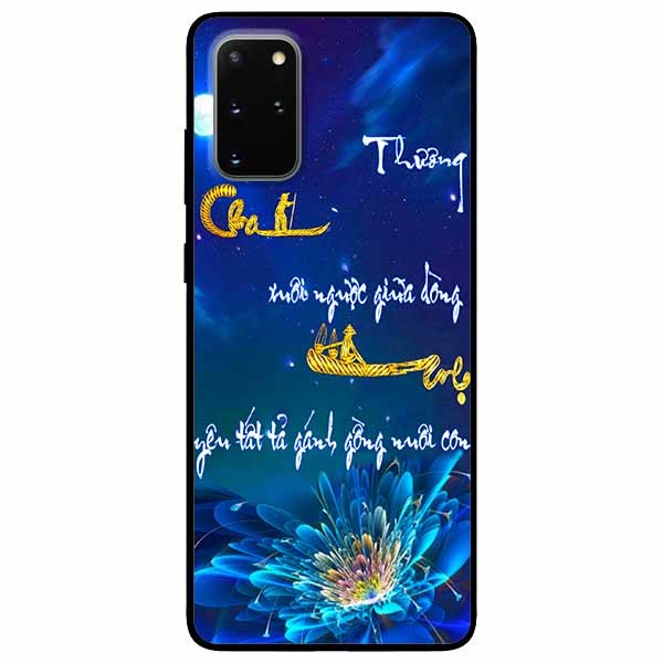 Ốp lưng in cho Samsung S20 Plus Mẫu Thư Pháp Cha Mẹ
