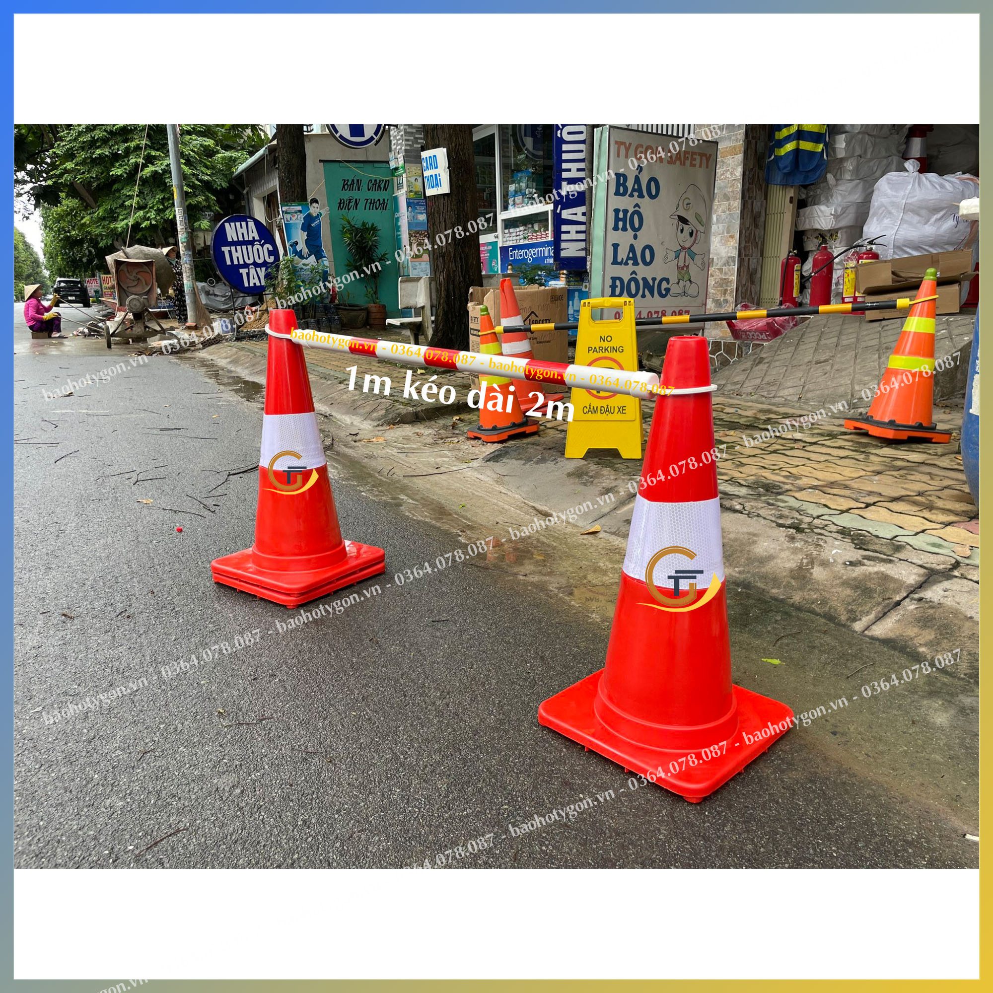 Cọc tiêu giao thông, trụ cảnh báo, trụ phân làn giao thông - loại dẻo