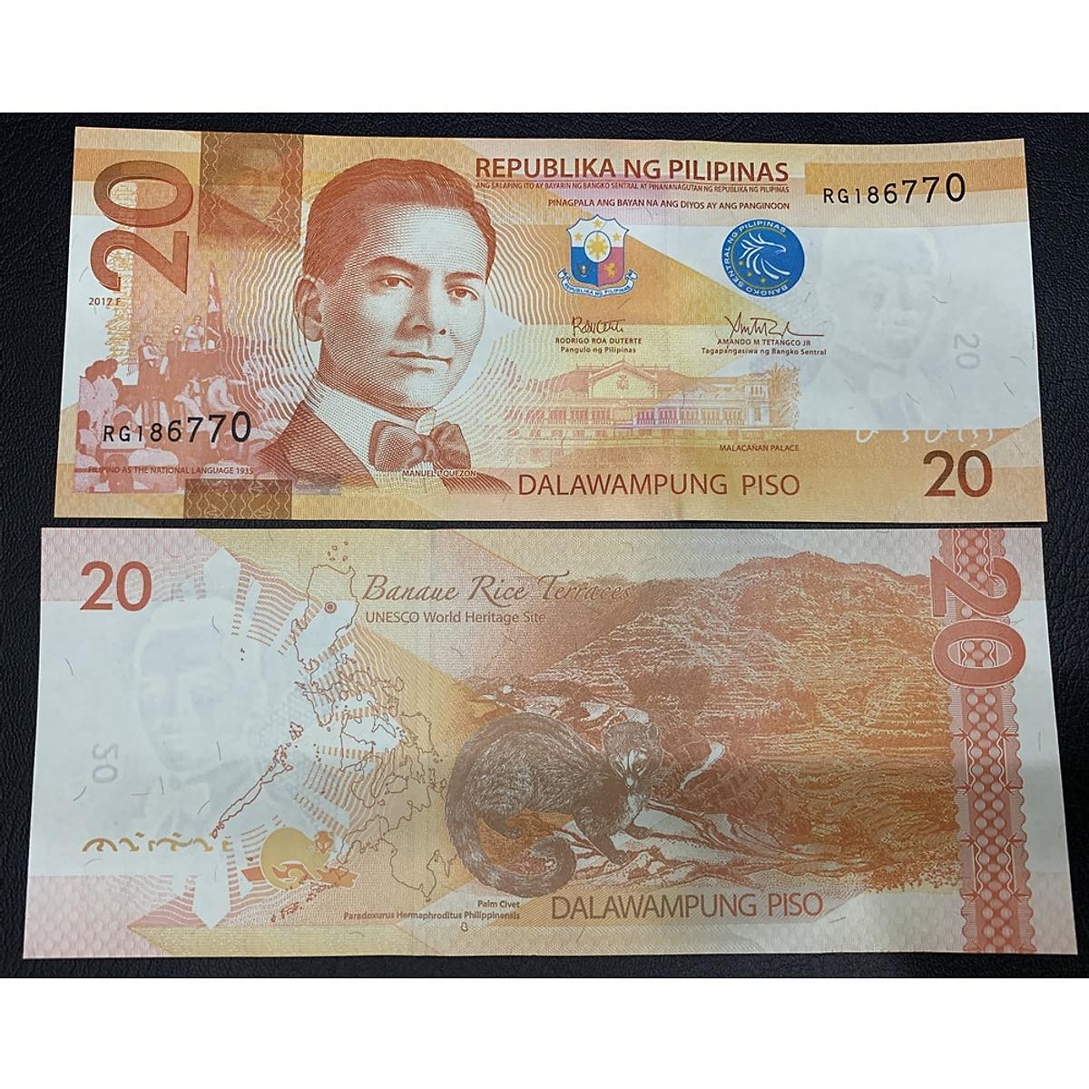 Tiền Philipines 20 Pesos , quốc gia Đông Nam Á , tiền châu Á - PASA House