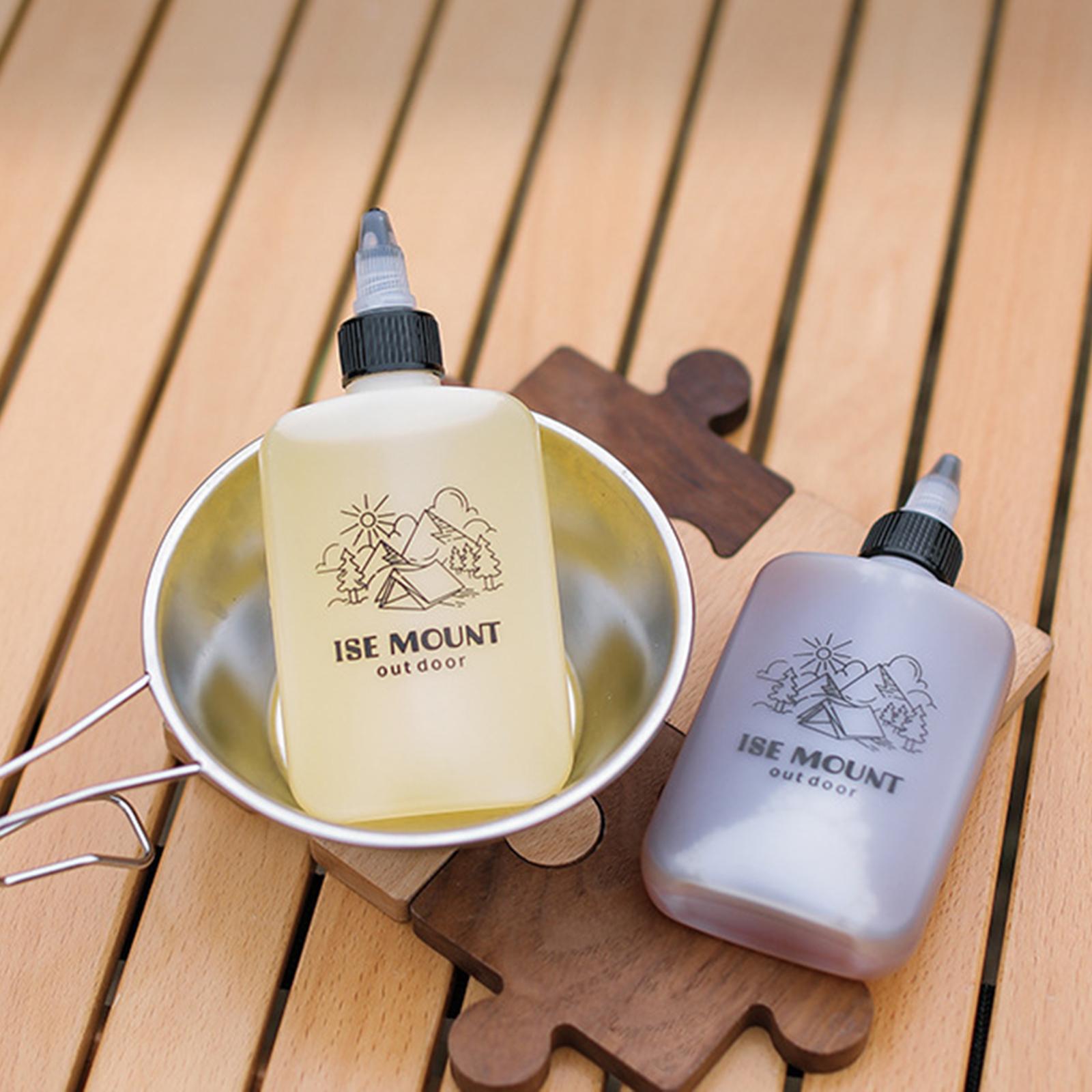 Oil Bottle Bottle Leakproof Sauce Storage for Outdoor BBQ Camping