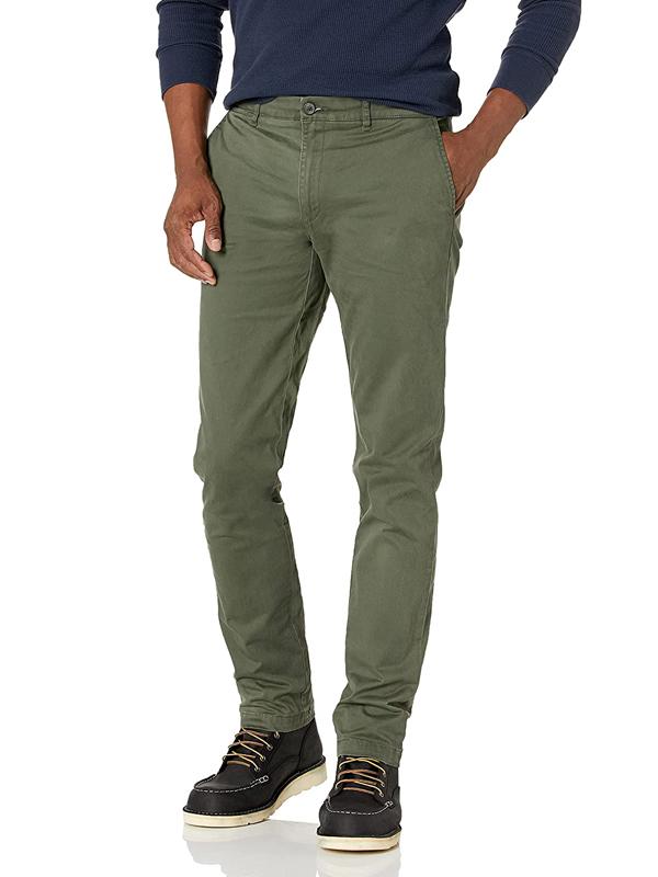 Quần Kaki Nam Goodthreads Men's Skinny-Fit Washed Comfort Stretch Chino Pants Olive - SIZE 28-29-31