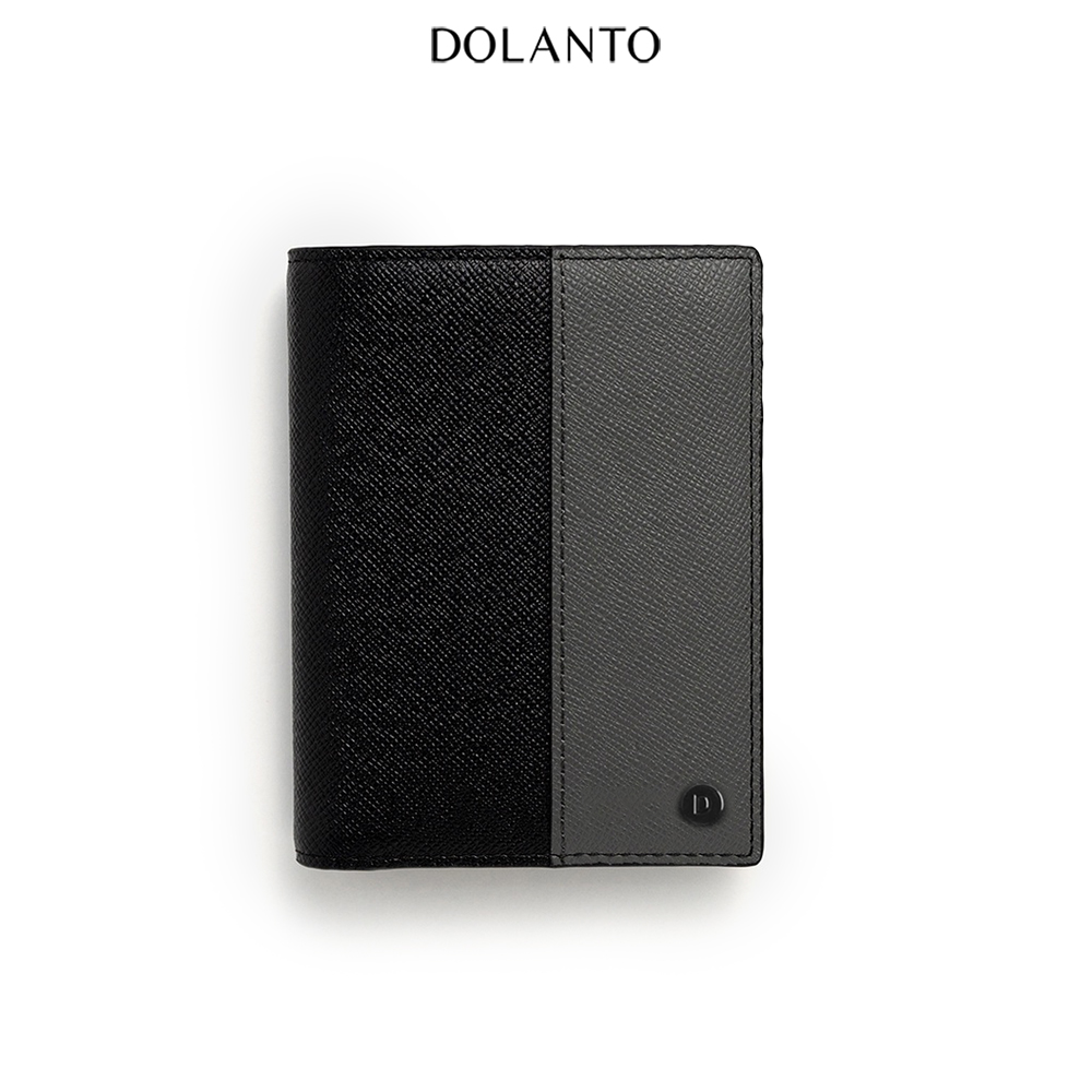 Ví Nam Da Thật MODERN WALLET Nhập Khẩu Da Crossgrain Cao Cấp Chống Trầy Xước Unisex Nam Nữ Thương Hiệu DOLANTO