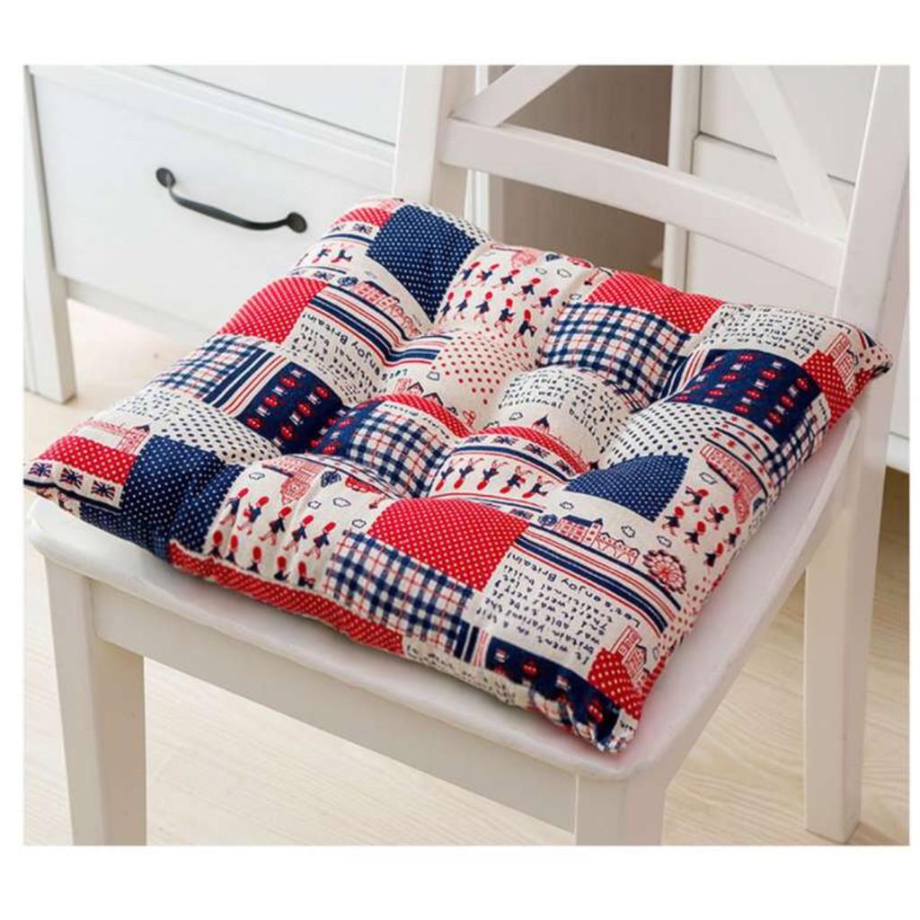 Đệm ngồi bệt VUÔNG Nhật Bản SBK9159 MẪU CÒ TÍM
