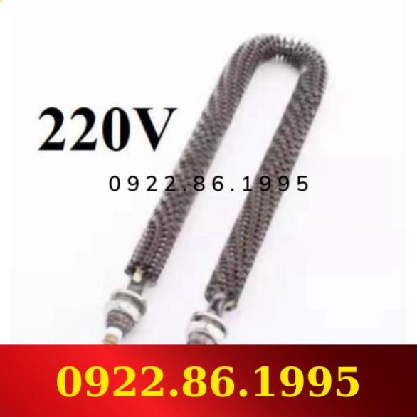 220V - 50cm Thanh nhiệt U sấy điện trở sấy khô không khí gia nhiệt cánh tản đốt nóng hàng nhập