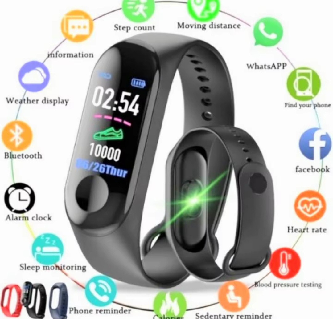 ĐỒNG HỒ ĐEO TAY VẬN ĐỘNG ĐO NHỊP TIM BƯỚC CHÂN THỂ THAO THÔNG MINH