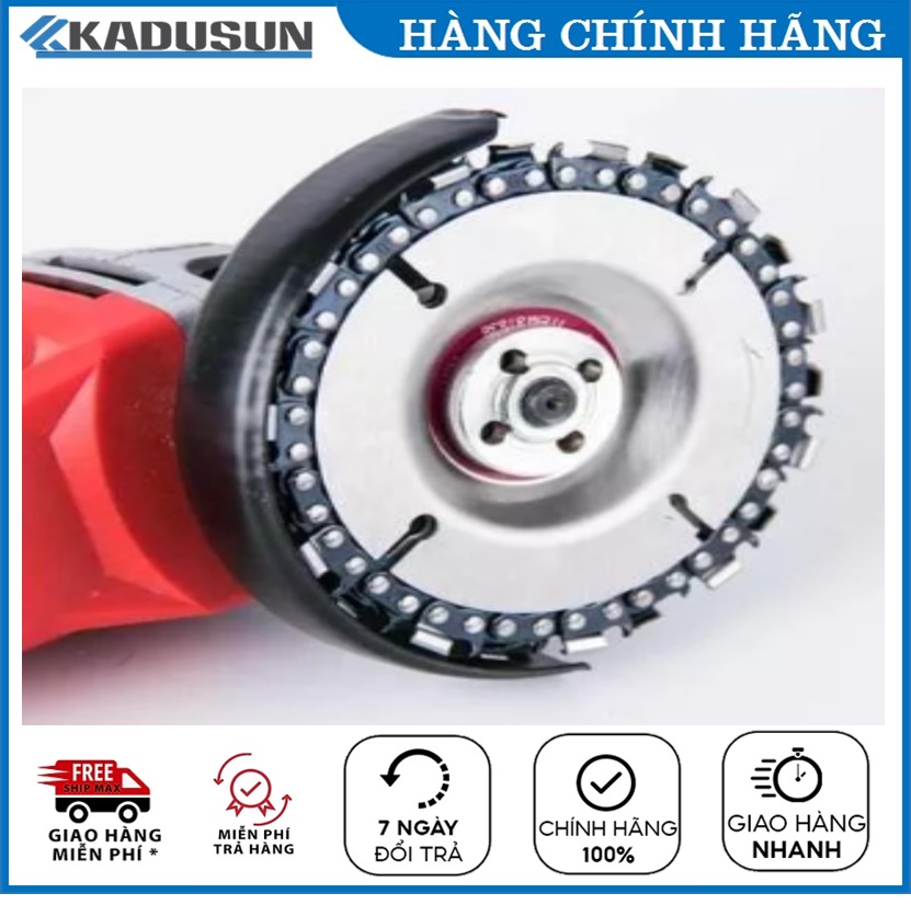 Lưỡi Cắt Gỗ Lưỡi Cắt Xích Tròn KADUSUN - Đĩa Cưa Xích Tròn, Đĩa Phay Gỗ, Lưỡi Cưa Xích Cắt Gỗ Gắn Cho Máy Mài Cầm Tay