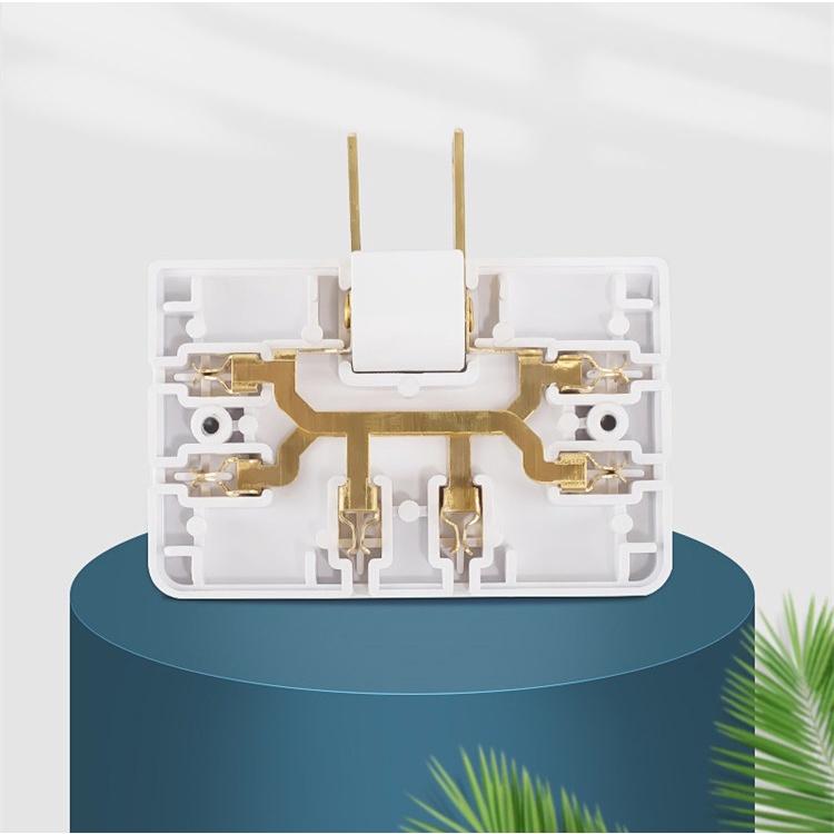 Bộ Chia Ổ Cắm Điện Dẹp 1 Ra 3 Mở Rộng Ổ Cắm Công Suất 2500W Xoay 180 Độ Đa Năng
