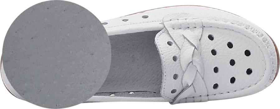 Ladies flat hollowed loafers non-slip soft bottom breathable beanie shoes