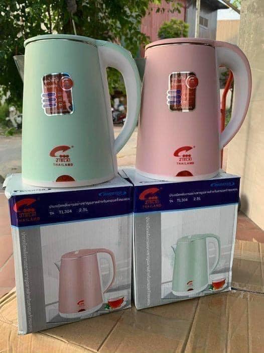 ẤM SIÊU TỐC THÁI LAN 2 LỚP 2,5 LÍT CAO CẤP - HÀNG NHẬP KHẨU