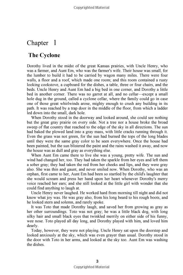 The Wizard Of Oz - Paperback