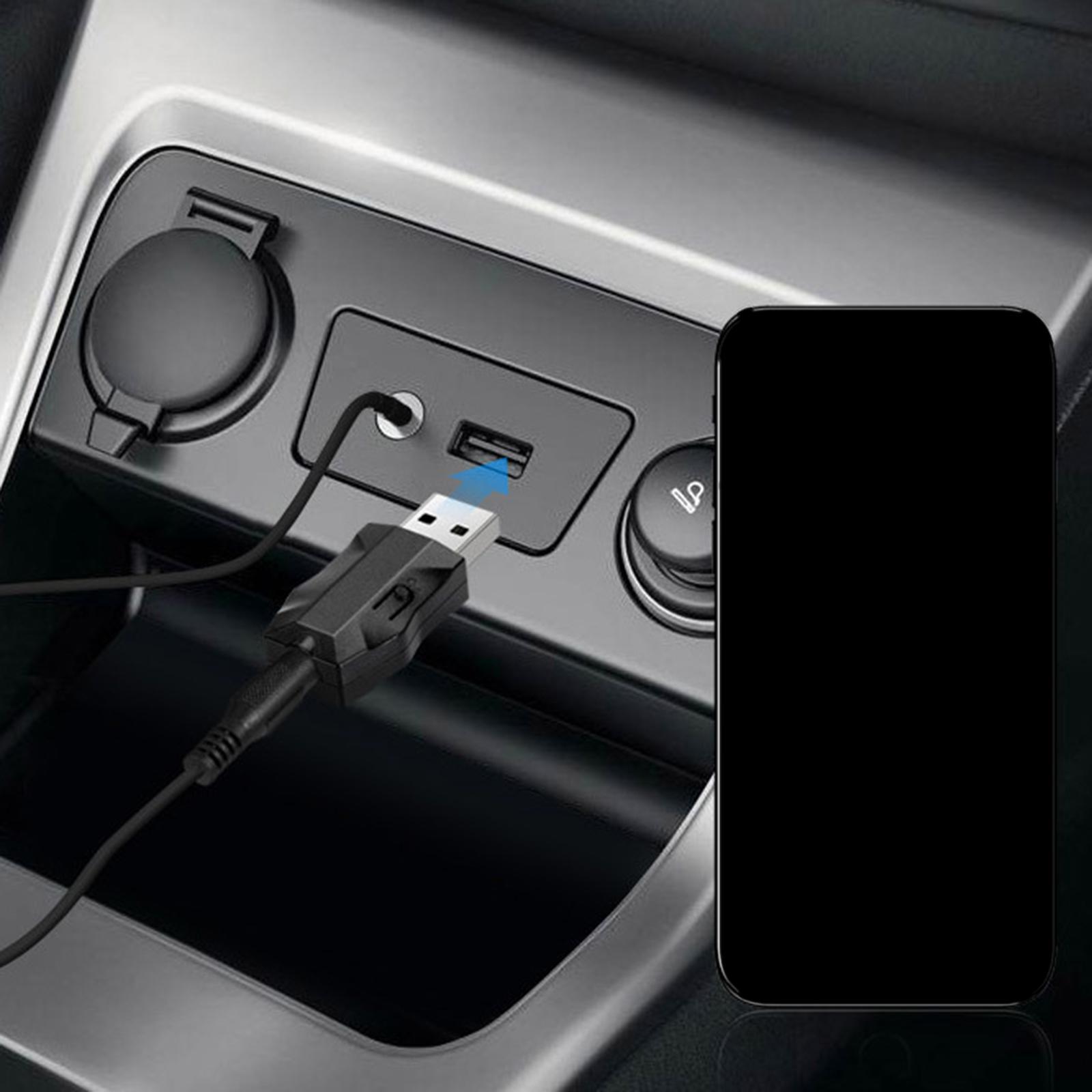 Wireless TV Audio Adapter Bluetooth5.0 Transmitter Receiver with 3.5mm AUX for Home Stereo Streaming Phone Car Computer Headphones Soundbar Speaker