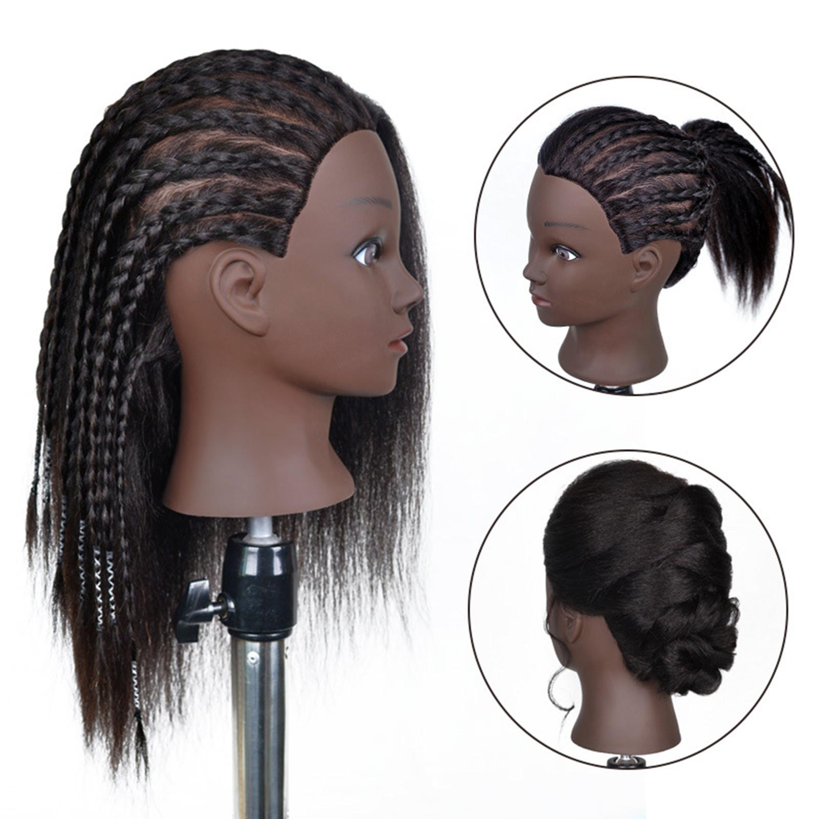 Hair Styling Practice Doll Head Training Mannequin Clamp
