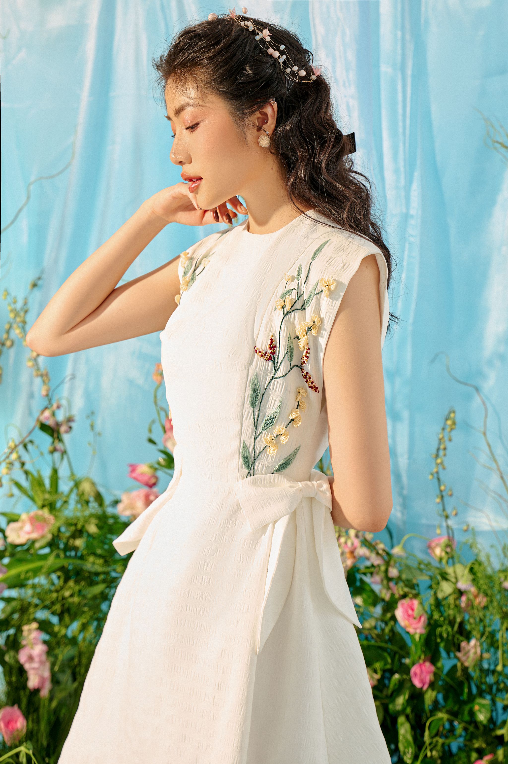 OLV - Đầm Astilbe Embro Dress