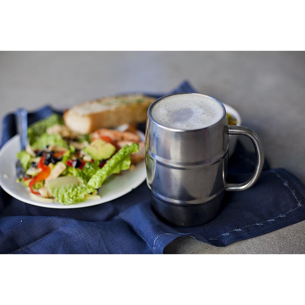 Thép Không Gỉ Cup Cup Double Wall Uống Sữa Cà Phê Trà Mug