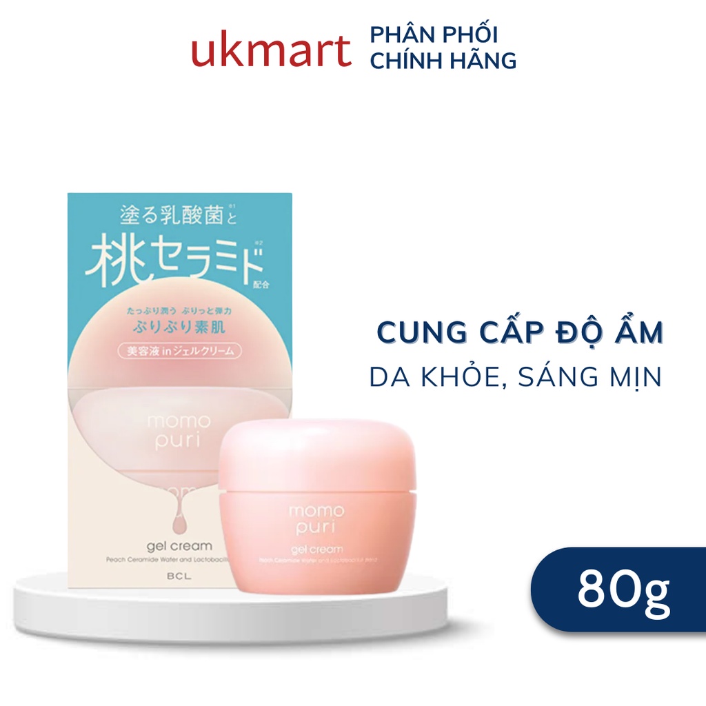 Kem Dưỡng Ẩm Trắng Da Momopuri Gel Cream 80g