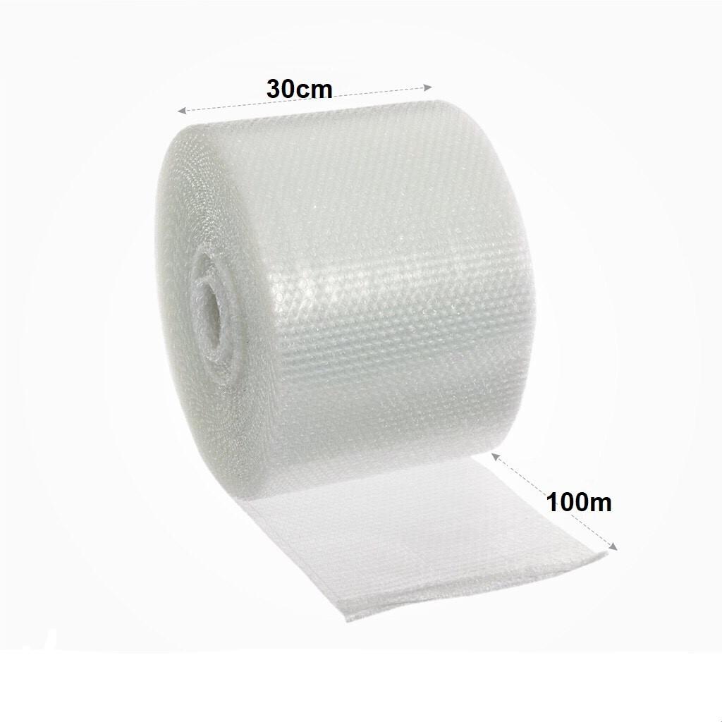 Cuộn xốp nổ bóng khí 30cm x 100m dùng bọc hàng, chống sốc, chống va đập