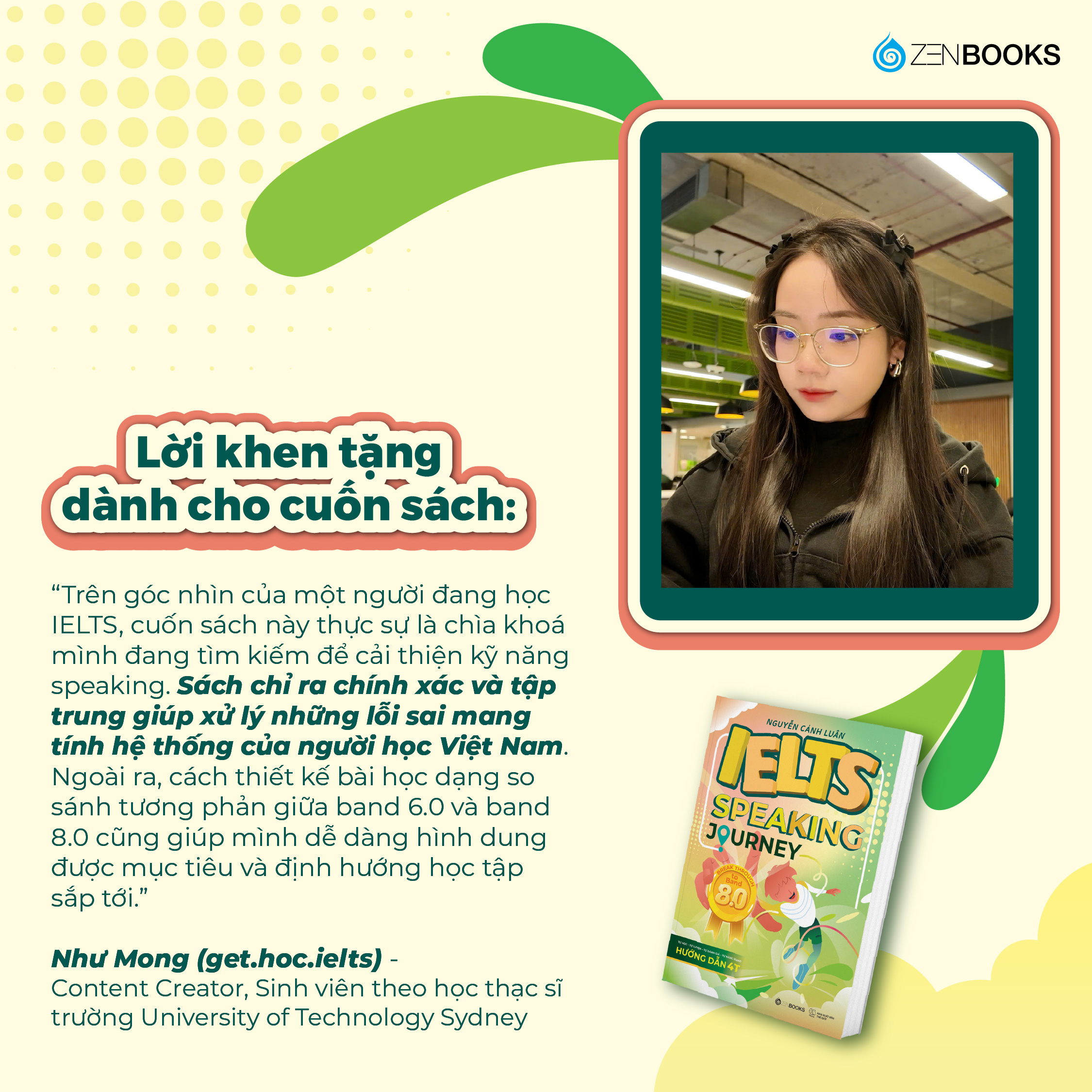 Sách - IELTS SPEAKING JOURNEY - Break Through to Band 8.0 - Lộ trình nâng cấp từ nền tảng đến 8.0