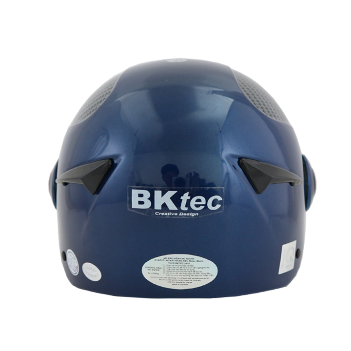 Mũ bảo hiểm nửa đầu có kính chính hãng BKtec nón bảo hiểm cao cấp