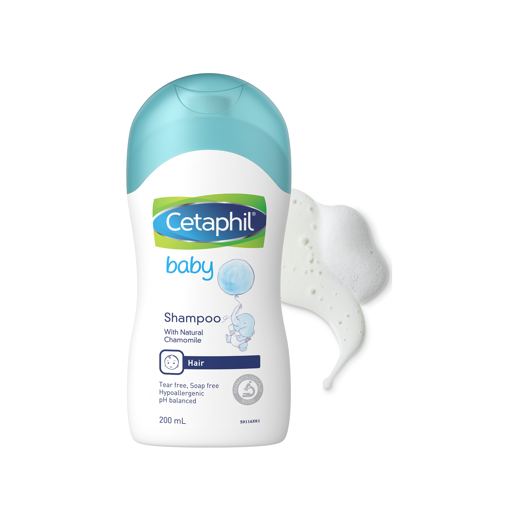 Dầu gội dịu lành cho bé Cetaphil Baby Shampoo 200ml