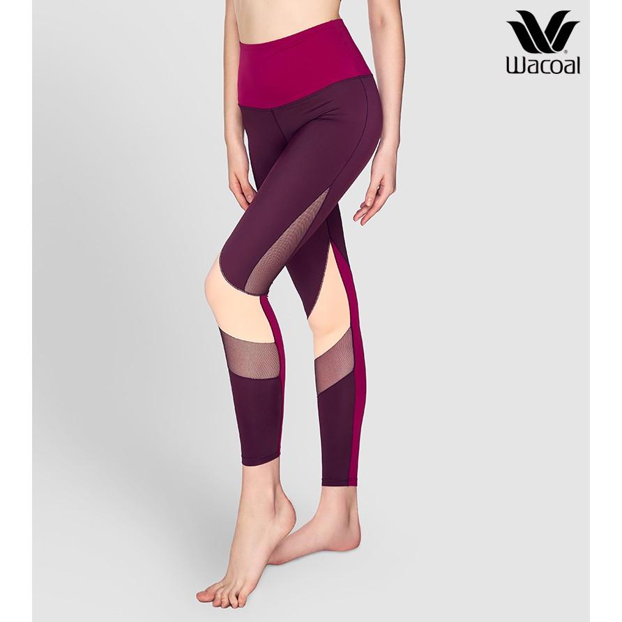 Quần tập thể thao, gym yoga lưng cao co giãn 4 chiều thoải mái Wacoal IIP1023