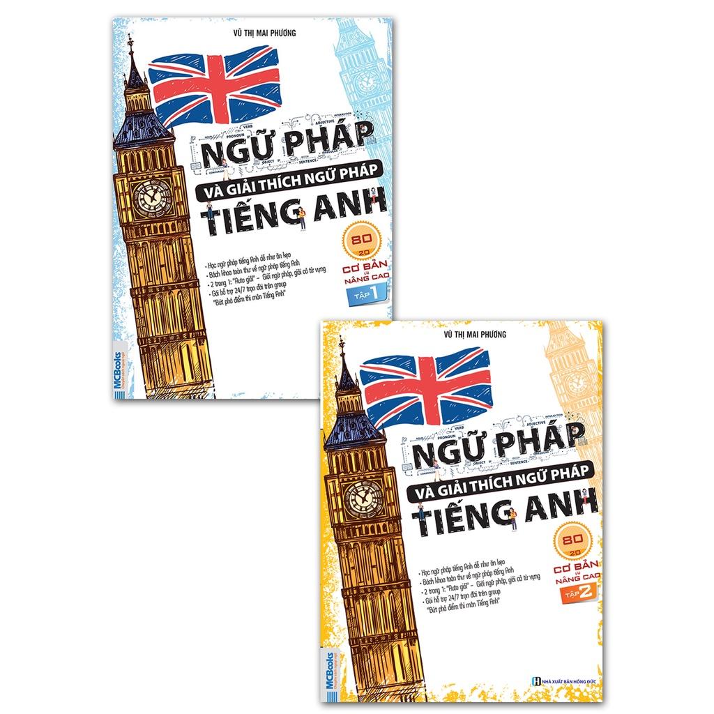 Bộ Sách - Ngữ Pháp Và Giải Thích Ngữ Pháp Tiếng Anh Cơ Bản Và Nâng Cao 80/20
