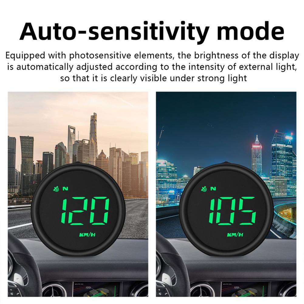 Đồng hồ đo kỹ thuật số GPS HUD trên ô tô Car Head Up Display GPS HUD Digital Gauges KM/h