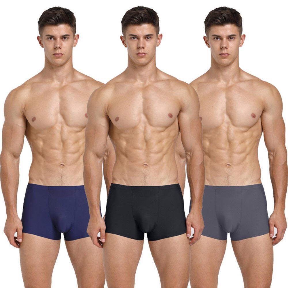 Sịp nam đúc lụa dáng Boxer thương hiệu MILMUMU NHẬT BẢN ️- mặc như không mặc